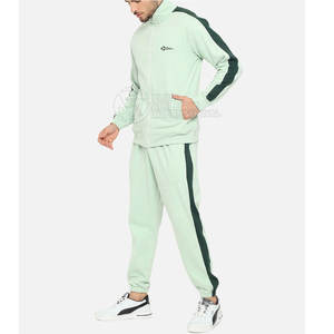 ชุดวอร์มผู้ชายแบบใหม่ขายส่ง สีพื้นเรียบง่าย สไตล์ลำลอง แฟชั่น ชุดวอร์มสองชิ้น ผลิตในปากีสถาน - Product Image 5