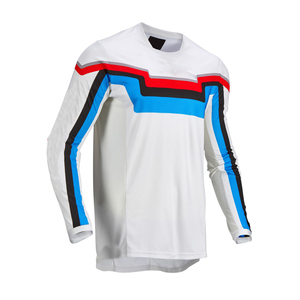 Maillot de course de motocross de style tendance de qualité supérieure 100% polyester Design personnalisé Maillot de vélo de route Col montant Maillots de cyclisme - Product Image 5