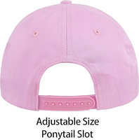 Regalos para Hermandades, Gorra de Béisbol Bordada con la Logomarca de la Hermandad, en Rosa y Verde, para Mujer, Ajustable, de Algodón