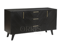 Buffet en bois massif élégant et durable, design moderne minimaliste, style ferme, chambre à coucher, salle à manger, appartement, hôtel