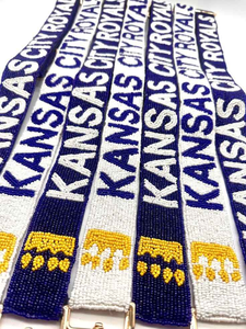 Déclaration Travail manuel Broderie perlée K-State WILDCATS Bandoulière Ceinture Designer exclusif et élégant Fantaisie Dernière pour fille - Product Image 5