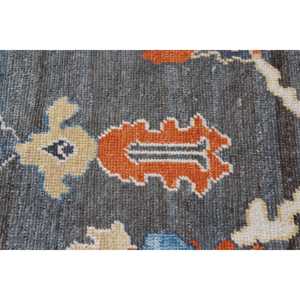 Alfombra Turca Vintage Extra Grande de 8.2x11.4 pies, Alfombra Oriental Azul de Lana - Product Image 5