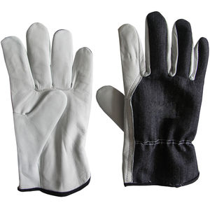 Guantes de Trabajo de Cuero Vacuno de Alta Calidad a Precio de Fábrica, Guantes de Seguridad Industriales para la Construcción, Guantes de Conducción - Product Image 6
