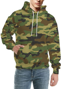 Venta caliente hecho en el mejor Material Camo Hoodies Venta al por mayor de manga larga Streetwear Sudaderas Nueva moda Camo Style Hoodies - Product Image 5