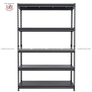 5 Layer Boltless Iron Steel Heavy Duty Anti-Rust Industrial Plant Workshop <b>Racking</b> System Shelving <b>Storage</b> Shelf Warehouse Rack - Product Image 2