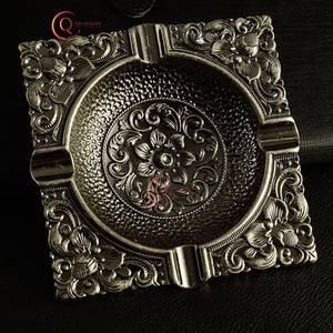 Nouvel arrivage de cendrier à fumer moderne exclusif fait à la main plateau de coulée en métal durable pour la maison Restaurant Bar meilleure vente - Product Image 3