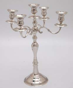 Elegante Candelabro de Aluminio de 5 Brazos para Decoración del Hogar, Bodas, Cumpleaños, Navidad y Celebraciones - Product Image 2