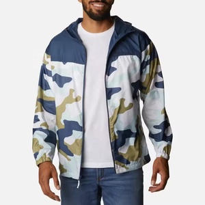 Chaqueta Cortavientos Deportiva Sublimada para Hombre, Impermeable, de Secado Rápido, con Cremallera, de Alta Calidad, Hecha a Medida - Product Image 3