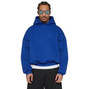 Streetwear personnalisé 100% coton solide hiver haute qualité poids lourd 400 420 450 500 600 Gsm pull à capuche hommes - Product Image 1