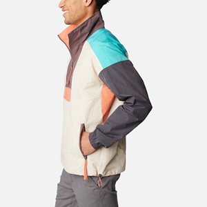 Veste coupe-vent décontractée pour homme, imperméable, respirante, pour le sport et les activités de plein air, avec capuche, en tissu de laine d'hiver, fine, nouvelle - Product Image 3