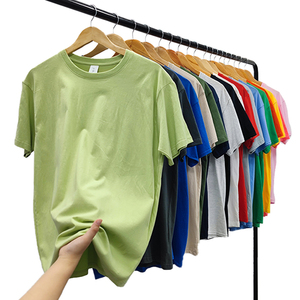 Impresión personalizada 100% algodón 180 Gsm O cuello Para Mujer Camiseta Futbol camiseta para hombres DDP envío - Product Image 1