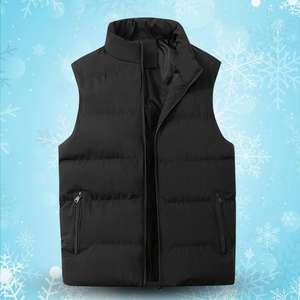 Unique Quality Custom <b>Waistcoat</b> for Winter Customize Custom Padding Bubble <b>Quilted</b> Sleeveless Vest Warm Winter Puffer Vest Men - Product Image 2