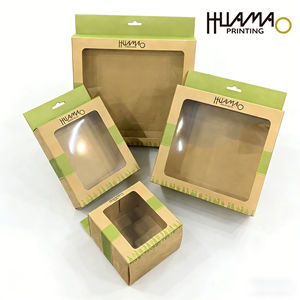 Eco-friendly Kraft Paper Window Display <b>Box</b> with Hang Tab for Dog <b>Cat</b> Pet Treats & Toy Packaging - Product Image 5