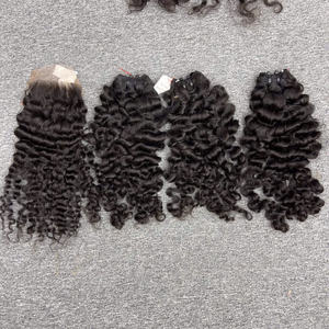 Trame bouclée birmane de machine d'extensions de cheveux aucun traitement chimique pour des femmes - Product Image 3