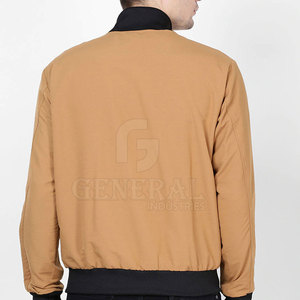 Lightweight Eco-Friendly Breathable Bomber <b>Jacket</b> for <b>Men</b> Front Logo <b>Down</b> <b>Filled</b> Stylish Casual Fit Winter Autumn Season - Product Image 3