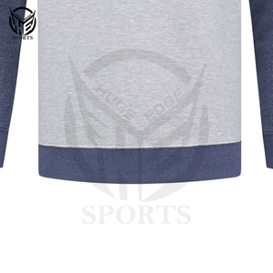 เสื้อสเวตเตอร์คอกลมสำหรับผู้ชายเสื้อสเวตเตอร์คอตตอนแนวสตรีทไซส์พิเศษออกแบบได้ตามต้องการ - Product Image 5