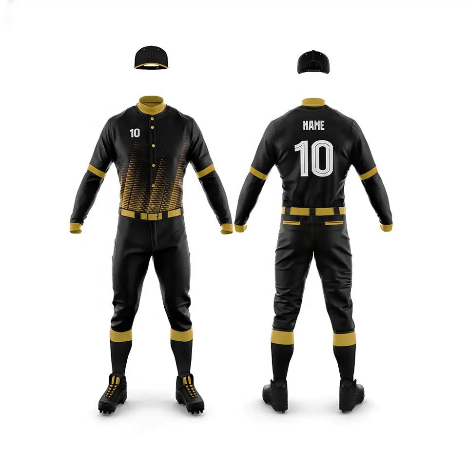 ชุดเครื่องแบบเบสบอลสำหรับผู้ชายเสื้อผ้าซอฟต์บอลชุดเสื้อผ้าสำหรับเล่นซอฟต์บอลและกางเกง2ชิ้น