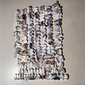 โอปอล dendritic แท้ธรรมชาติแท้หลวมมากสำหรับนักออกแบบเครื่องประดับคอลเลกชันงานฝีมือทำด้วยมืออินเดีย20-45มม. 6-10กรัม - Product Image 3