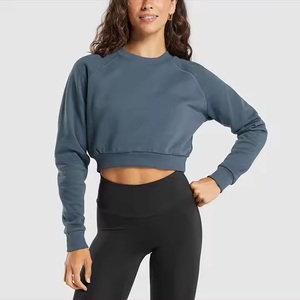 Sudadera con capucha de forro polar para mujer, talla de EE. UU. personalizada, para invierno, gimnasio, fitness, yoga, con mangas regulares y frente de algodón lavado. - Product Image 1