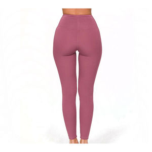 Leggings de yoga pour femmes en gros, vêtements de sport solides, taille mi-haute, effet push-up, faible MOQ, taille élastique, fabriqués au Pakistan - Product Image 5