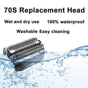 Cabezal de Repuesto Compatible de 1 Pieza para Afeitadora Eléctrica Plateada, para Afeitadoras Rotatorias - Product Image 5