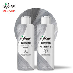 <span class=keywords><strong>Tinte</strong></span> Capilar Natural a Base de Plantas, Tono Titanio, Mezcla Herbal de Hoja de Platycladus y Reishi, Tono Metálico Frío, <span class=keywords><strong>Tinte</strong></span> de Larga Duración - Product Image 1