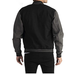 Écusson de broderie chaud de haute qualité pour hommes OEM personnalisé veste universitaire Bomber Letterman pour hommes - Product Image 4