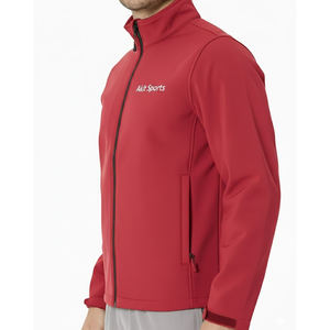 Veste Softshell pour homme sur mesure, devant droit, coupe-vent, séchage rapide, respirante, haute qualité, quantité en gros, best-seller, design unique - Product Image 6