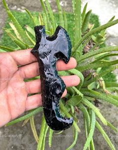 Juego de Cuchillos de Hacha de Obsidiana Negra Tallados a Mano, Herramienta Ritual, Cuchillas de Exhibición para Coleccionistas, Cuchillo de Piedra de Cristal, Regalo de Decoración Espiritual - Product Image 5