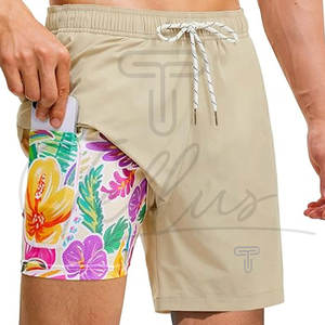 Pantalones Cortos Deportivos para Hombre, Diseño Moderno, Secado Rápido, Impresión Digital, Ecológicos, Impermeables, Elásticos, Venta al Por Mayor 2026 - Product Image 3