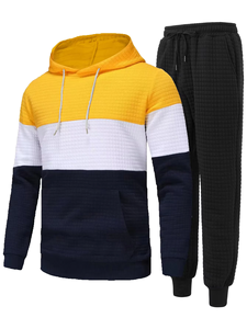 Gran oferta, conjunto de chándal personalizable, conjunto de ropa deportiva elegante y transpirable para gimnasio, Fitness, ropa ligera para correr para hombres - Product Image 5
