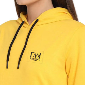 Bel ensemble de survêtement deux pièces pour femmes en coton/polyester léger séchage rapide à manches longues hiver coupe skinny style personnalisé - Product Image 6