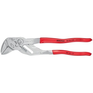 Pliers Wrench 250mm Length 52mm <b>Clamping</b> Width Chrome-Plated Plastic Coating KNIPEX - Product Image 3