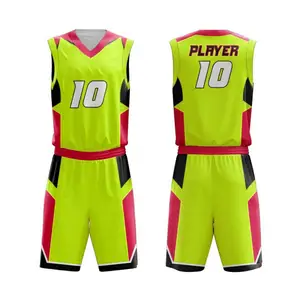 最新款式舒适球队名称和号码男子篮球制服/最畅销定制男子篮球制服