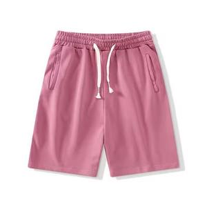 Pantalones cortos de cintura alta con cordón de talla grande para hombre, pantalones cortos de algodón de verano transpirables de secado rápido con bolsillo, pantalones cortos deportivos - Product Image 4