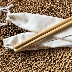 ชุดหลอดดูดแบบใช้แล้วทิ้งทำจากไม้ไผ่ธรรมชาติงานทำมือในเวียดนาม - Product Image 6