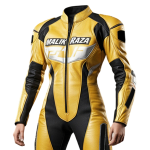Traje de moto de cuero para mujer, ropa de carreras al aire libre de la mejor calidad al por mayor, traje de moto de cuero con servicio OEM y ODM - Product Image 6