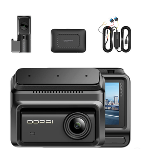 Caméra de tableau de bord double objectif DDPAI Z90 avec écran IPS 3 pouces SR2.0, enregistrement vidéo triple vue, prise en charge NightVIS 2.0 - Product Image 3