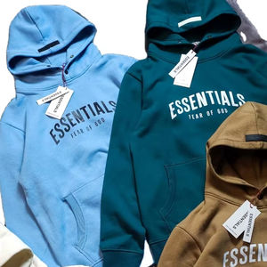 Botex Logo personnalisé imprimé Vêtements de travail pour hommes Automne Hiver Veste à capuche zippée Couleur unie Manches longues Écologique 100% - Product Image 1