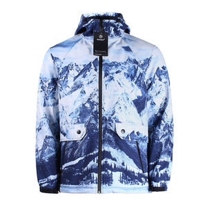 Chaqueta Cortavientos Personalizada para Hombre, con Capucha, Media Cremallera, Estilo Holgado, Teñido Sólido, Chaqueta Cortavientos de Invierno, Resistente al Viento - Product Image 5