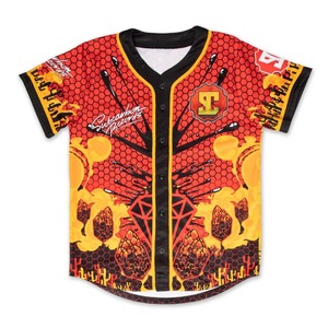 Nouveau Maillot de Baseball Personnalisé 2024 pour Homme, Col en V, 100% Polyester, Manches Courtes, Vente en Gros par Sublimation pour Équipes - Product Image 5
