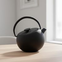 Théière en fonte émaillée de style japonais, durable, 300ML, 3009443-0.3, pour absorption de thé, en acier inoxydable, vente en gros Filtre à thé en maille