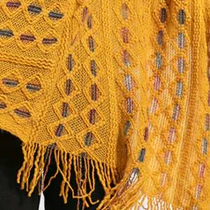 Col en V reniflard coton vente en gros coton tricoté séchage rapide décontracté lâche goutte épaule sweat-shirts pour femmes pull - Product Image 4