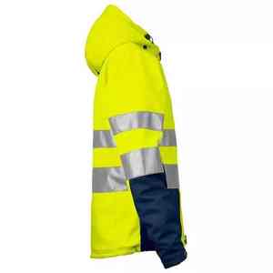 Venta al por mayor ropa de trabajo de seguridad resistente al agua traje de trabajadores de la construcción chaqueta transpirable personalizada reflectante de seguridad de alta visibilidad - Product Image 3