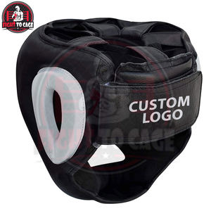 Protector de Cabeza de Boxeo de Alta Calidad, Diseño Transpirable de Cuero PU, Ajuste Seguro, Personalizable para Sparring, MMA/Kickboxing - Product Image 5