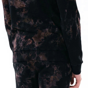 Teinture cravate Fitness lavage à l'acide formation hommes survêtements ensemble tenue décontracté confortable chaud hommes survêtement - Product Image 6