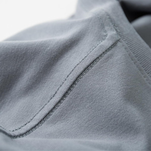 Personalizable 100% algodón cuello redondo Unisex camiseta 300gsm blanco negro Casual liso Oversize Jersey tela para hombres - Product Image 2