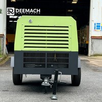 Compresseur d'air à vis diesel portable Atlas Copco Style 8 bar 459cfm, qualité Sullair Atlas Copco