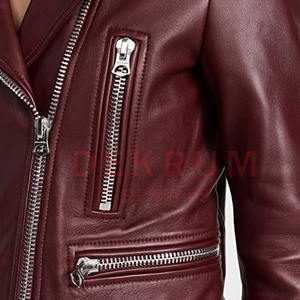 Veste en cuir pour femme au design élégant, vente en gros 2026, veste en cuir pour femme de qualité supérieure en stock - Product Image 3