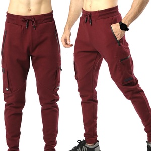 Pantalon de jogging ample et droit pour homme, style Y2K, en tissu Oxford 100 % coton, avec rayures, coupe ample et évasée - Product Image 1